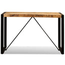 vidaXL tömör nyers mangófa étkezőasztal 120 cm