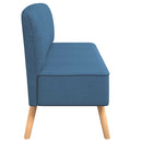 vidaXL kék szövetkanapé 117 x 55,5 x 77 cm