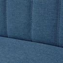 vidaXL kék szövetkanapé 117 x 55,5 x 77 cm