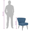 vidaXL zöld szövet koktélszék