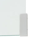 vidaXL átlátszó edzett üveg dohányzóasztal 98 x 45 x 30 cm