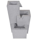 vidaXL műgyanta beltéri szökőkút LED megvilágítással