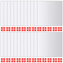 vidaXL 24 darabos, négyzetes tükörcsempe készlet