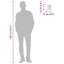 vidaXL 24 darabos, négyzetes tükörcsempe készlet