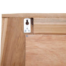 vidaXL dekoratív és kocka-alakú tükör tíkfából 60 x 60 cm