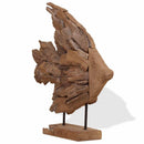 vidaXL Hal szobor Teak 40x12x57 cm