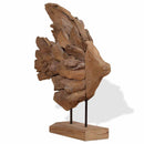 vidaXL Hal szobor Teak 40x12x57 cm