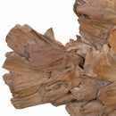 vidaXL Hal szobor Teak 40x12x57 cm