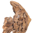 vidaXL Hal szobor Teak 40x12x57 cm