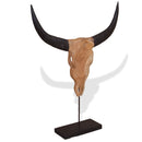 vidaXL Bikakoponya szobor teak 66x15x88 cm