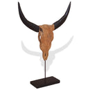 vidaXL Bikakoponya szobor teak 66x15x88 cm