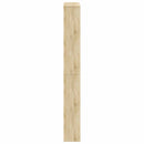 vidaXL 4 szintes tükrös tölgy cipőszekrény 63 x 17 x 134 cm