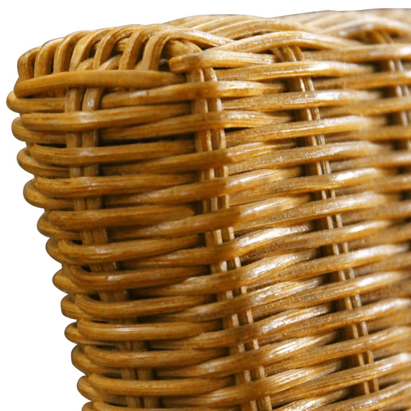 vidaXL 4 db barna természetes rattan étkezőszék