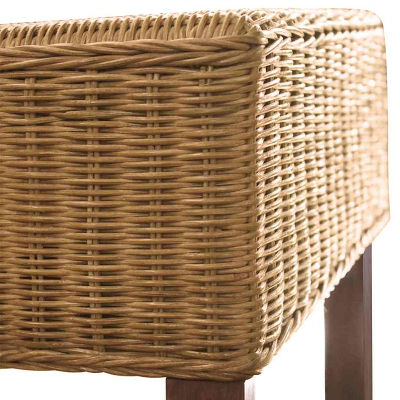vidaXL 4 db barna természetes rattan étkezőszék