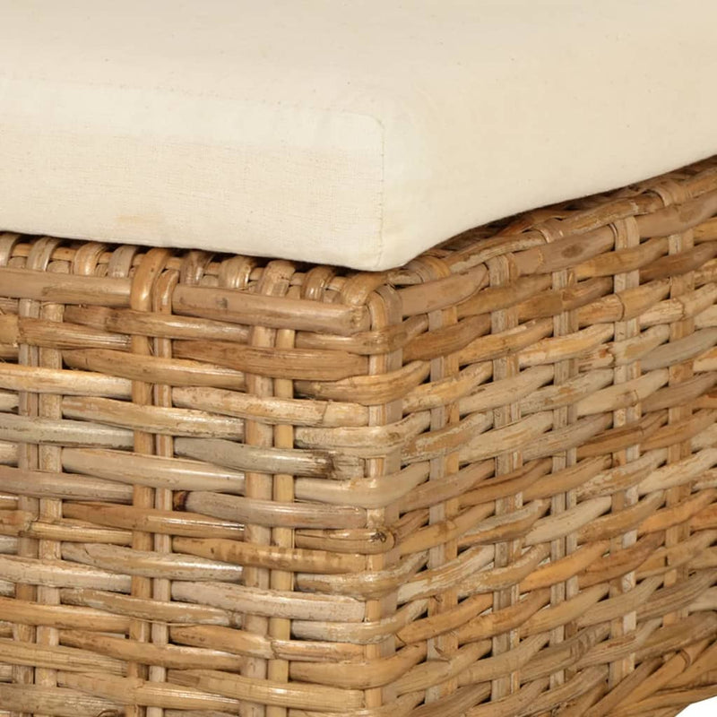 vidaXL 6 db Kubu rattan mangófa étkezőszék