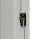 vidaXL szürke acél irodai szekrény 90 x 40 x 140 cm