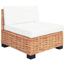 vidaXL 27 részes természetes rattan kanapészett