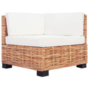 vidaXL 27 részes természetes rattan kanapészett