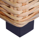 vidaXL 18 részes természetes rattan kanapészett