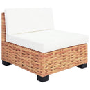 vidaXL 14 részes természetes rattan kanapészett