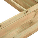 vidaXL impregnált fenyőfa kerti magasított zöldségágy 197x100x40 cm