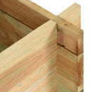 vidaXL impregnált fenyőfa emelt kerti zöldségágyás 40 cm