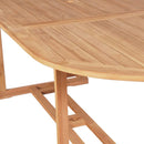 vidaXL tömör tíkfa kerti asztal 180 x 90 x 75 cm