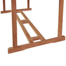 vidaXL tömör tíkfa kerti asztal 180 x 90 x 75 cm