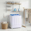 vidaXL mini ikermedencés mosógép 5.6 kg
