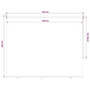 vidaXL bézs, kültéri sötétítő roló 145(Szé)x140(Ma) cm