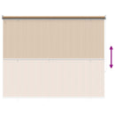 vidaXL bézs, kültéri sötétítő roló 165(Szé)x140(Ma) cm