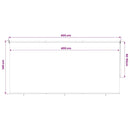 vidaXL bézs színű, kültéri sötétítő roló 405(Szé)x140(Ma) cm
