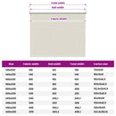 vidaXL krémszínű kültéri roló 125(Szé)x230(Ma) cm