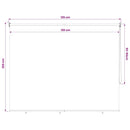 vidaXL krémszínű kültéri roló 125(Szé)x230(Ma) cm