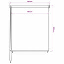 vidaXL krémszínű kültéri roló 185 (Szé) x 230 (Ma) cm