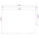 vidaXL krémszínű kültéri roló 185 (Szé) x 230 (Ma) cm