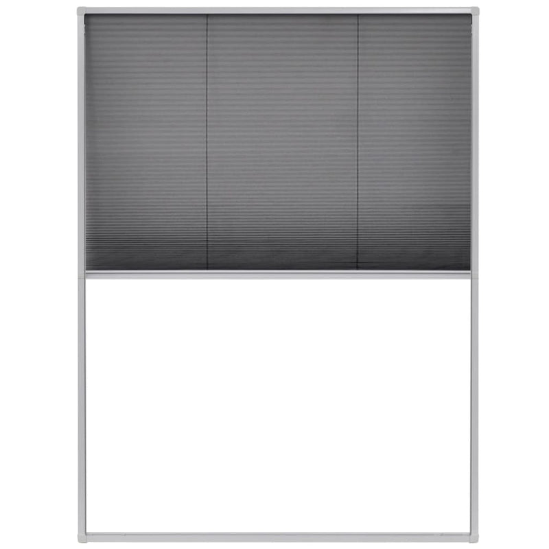 vidaXL pliszé ablak szúnyogháló alumíniumból 60 x 80 cm