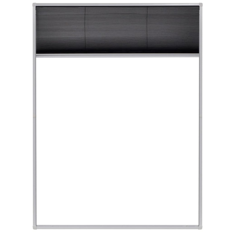 vidaXL pliszé ablak szúnyogháló alumíniumból 60 x 80 cm