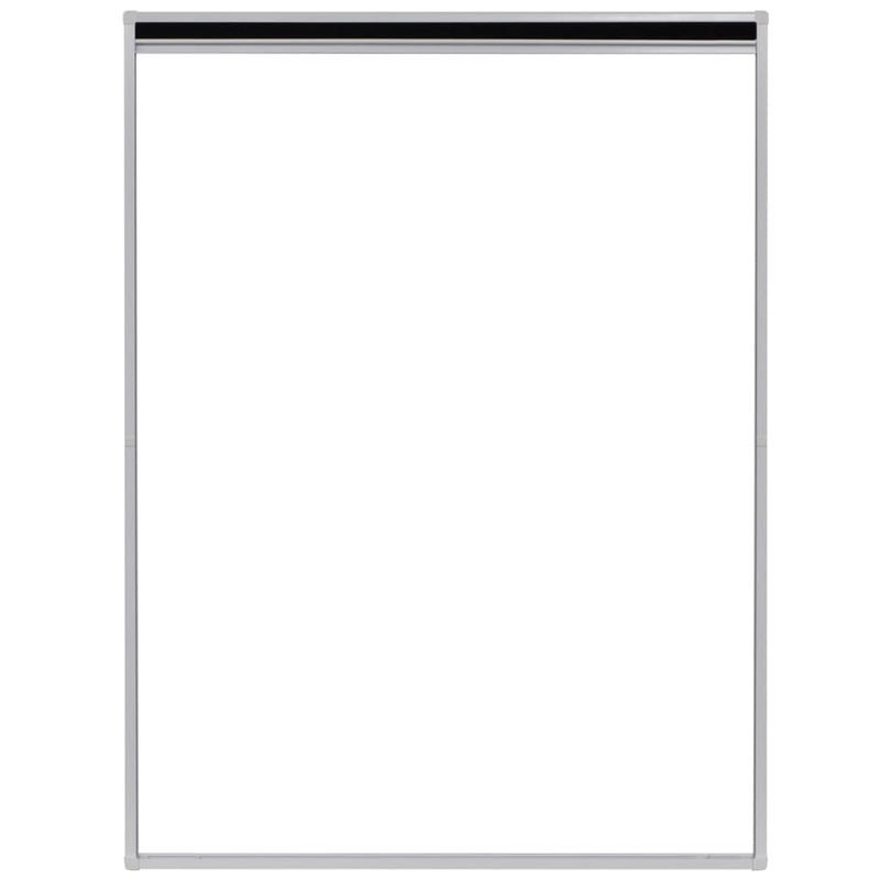 vidaXL pliszé ablak szúnyogháló alumíniumból 60 x 80 cm