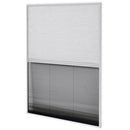 vidaXL pliszé ablak szúnyogháló árnyékolóval alumíniumból 80 x 100 cm