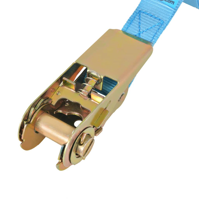 vidaXL 10 db kék racsnis spanifer, 0,8 tonna 4 m x 25 mm