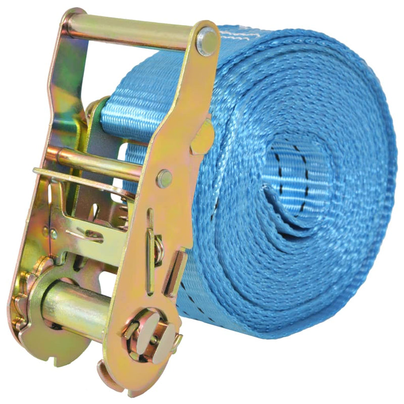 vidaXL 10 db kék racsnis spanifer, 2 tonna 6 m x 38 mm