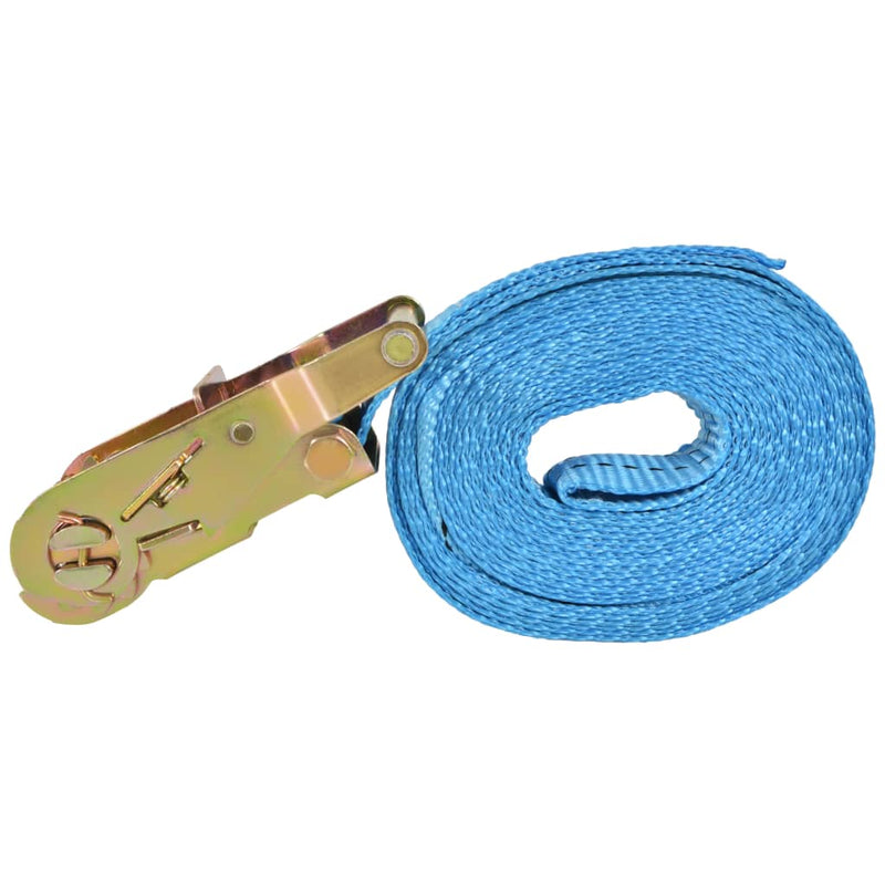 vidaXL 10 db kék racsnis spanifer, 2 tonna 6 m x 38 mm