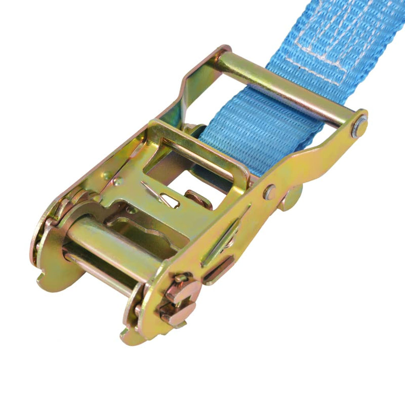 vidaXL 10 db kék racsnis spanifer, 2 tonna 6 m x 38 mm