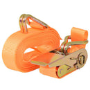 vidaXL 4 db narancssárga racsnis spanifer 0,4 tonna 6 m x 25 mm