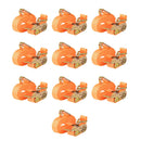 vidaXL 10 db narancssárga racsnis spanifer 0,4 tonna 6 m x 25 mm