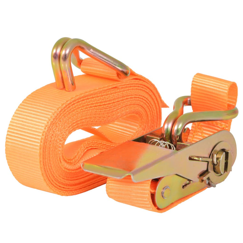 vidaXL 10 db narancssárga racsnis spanifer 0,4 tonna 6 m x 25 mm