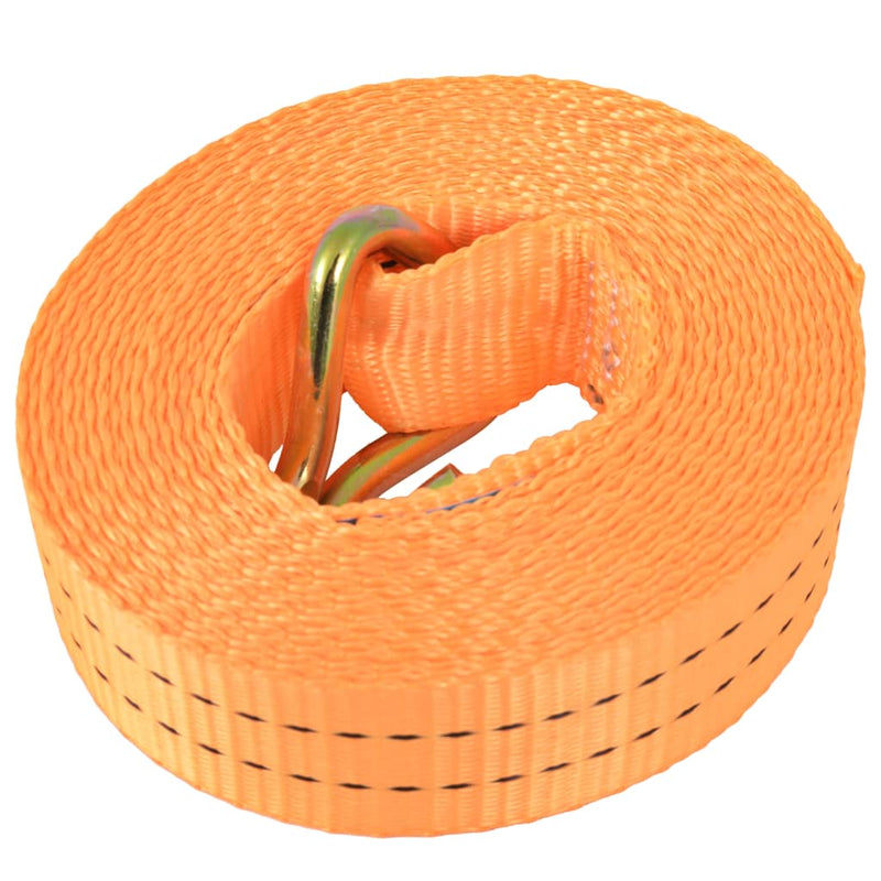 vidaXL 10 db narancssárga racsnis spanifer 1 tonna 6 m x 38 mm