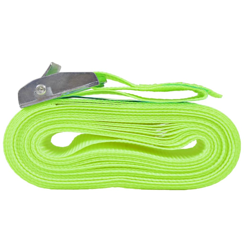 vidaXL 10 db fluoreszkáló zöld heveder 0,25 tonna 5 m x 25 mm