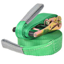 vidaXL zöld, 150 kg teherbírású heveder 15 m x 50 mm
